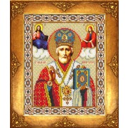 Набор для вышивания бисером Русская искусница "Святой Николай"