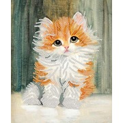 Канва/ткань с нанесенным рисунком Конёк "Петя рыжик"
