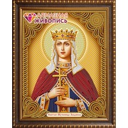 Набор для выкладывания мозаики Алмазная живопись "Икона Святая Мученица Людмила"