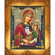 Набор для вышивания бисером Русская искусница "Богородица Утоли моя печали"