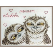 Набор для вышивания крестом Марья искусница "Чувства совуль"