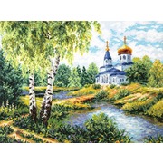 Набор для вышивания крестом Чудесная игла "Дорога к Храму"