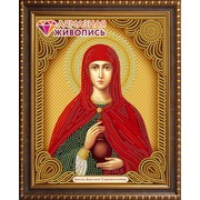 Набор для выкладывания мозаики Алмазная живопись "Икона Святая Анастасия Узорешительница"